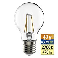 MCLED Žárovka LED 4,7W-40 E27 2700K 320°