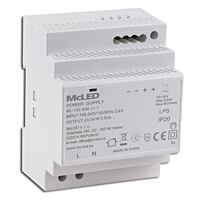 MCLED Napaječ LED 24VDC/3,83A pro LED pásky 90W, na DIN lištu, IP20