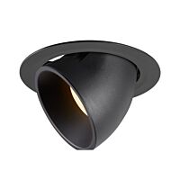 NUMINOS® GIMBLE XL, zápustné stropní svítidlo černé 3000 K 20°