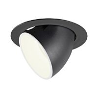 NUMINOS® GIMBLE XL, zápustné stropní svítidlo černé/bílé 4000 K 20°