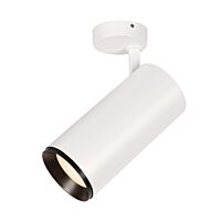 NUMINOS® XL SPOT PHASE, přisazené stropní svítidlo bílé/černé 36 W 3000 K 60°