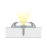 Profil AL 40/9mm PX1 komplet 1m