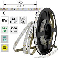 MCLED Pásek LED SMD2835 NW, 60LED/m, 14,4W/m, 1368lm/m, IP20, DC 24V, 10mm, 50m