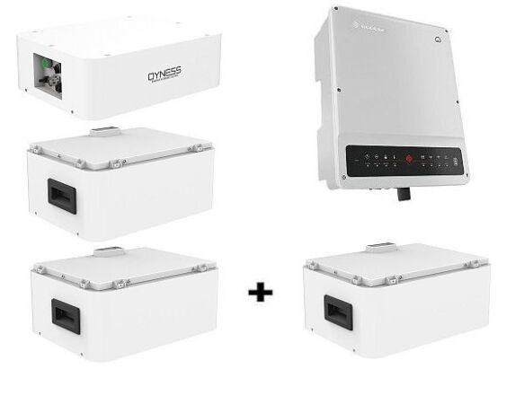 GOODWE Sada 8kW měnič + DYNESS BMS BDU/BASE T9637 + 2x bateriový modul 3,55kWh + 1x bateriový modul 3,55kWh zdarma