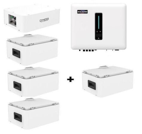 SOLINTEG Sada 10kW měnič + DYNESS BMS 3,55kWh + 3x bateriový modul 3,55kWh + 1x bateriový modul 3,55kWh zdarma