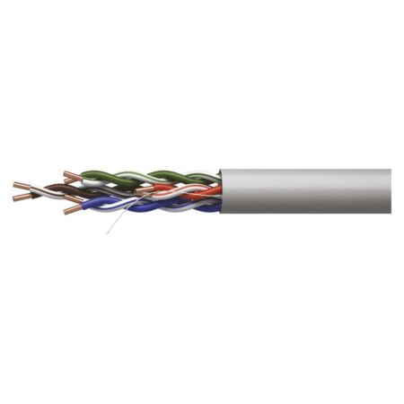 EMOS Kabel UTP 4x2x0,5 CAT5E PVC datový (balení 305m) šedá