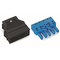 770-1105/022-000 Socket blue