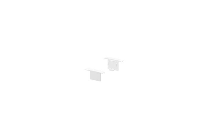GRAZIA 10 montážní profil koncové krytky, 2 ks, bílá