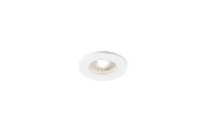 KAMUELA ECO LED Fire-rated stropní vestavné svítidlo, bílá, 4000K, 38°, stmívatelné, IP65