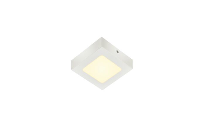 SENSER 12, Indoor, stropní LED svítidlo, hranaté, bílé