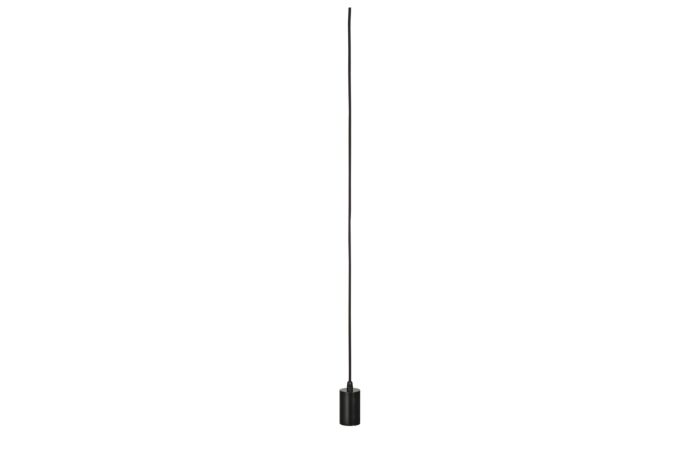 FITU, závěsné svítidlo, A60, kulaté, černé, kabel 5 m bez koncovky, max. 60 W