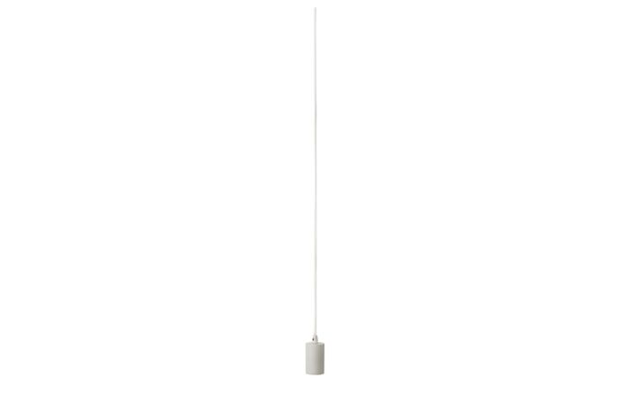 FITU, závěsné svítidlo, A60, kulaté, bílé, kabel 5m s otevřeným koncem, max. 60 W