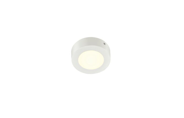 SENSER 12 CW, vnitřní LED nástěnné a stropní přisazené svítidlo kulaté bílé, 4000 K