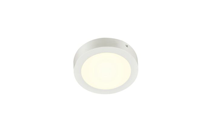 SENSER 18 CW, vnitřní LED nástěnné a stropní přisazené svítidlo kulaté bílé, 4000 K