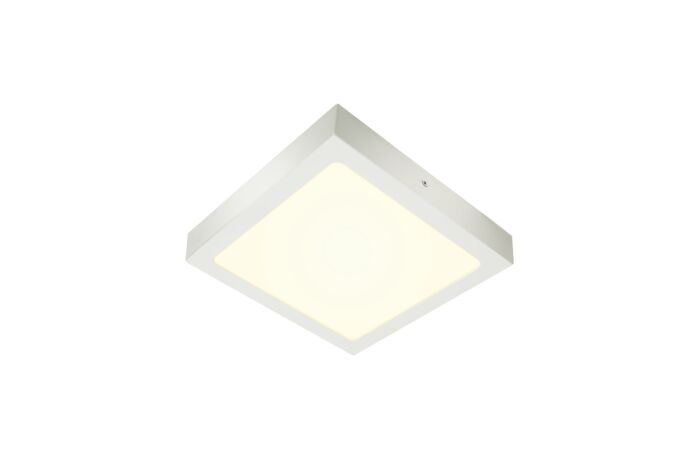 SENSER 24 CW, vnitřní LED nástěnné a stropní přisazené svítidlo hranaté bílé, 4000 K