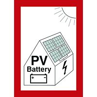 PROTEC Tabulka "PV" Battery pro fotovoltaické zařízení A6