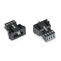 890-714 STECKER SNAP-IN 4-P. MIT VK, SCH