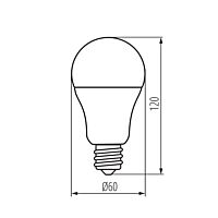 A60 N 13W E27-WW   Světelný zdroj LED MI
