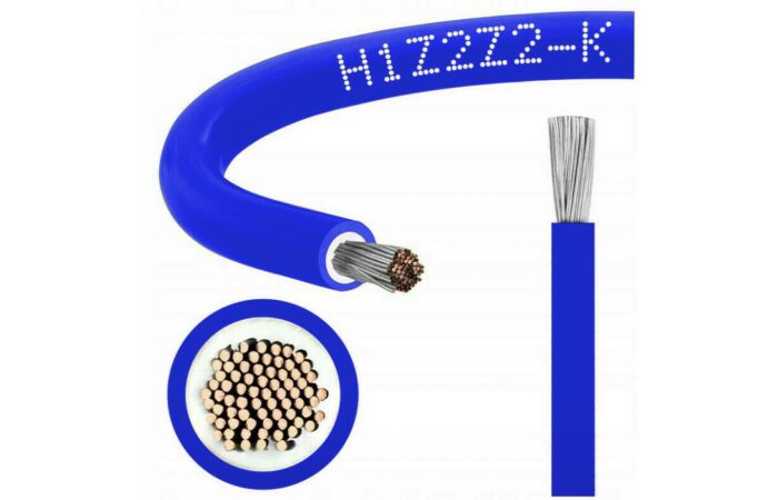 Solar kabel  6 H1Z2Z2-K modrý
