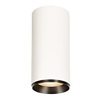 NUMINOS® XL PHASE, přisazené stropní svítidlo bílé/černé 36 W 3000 K 36°