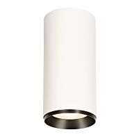 NUMINOS® XL PHASE, přisazené stropní svítidlo bílé/černé 36 W 4000 K 24°