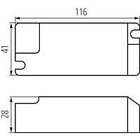 BLINGO DRV 40W ON-OFF   Transformátor ne