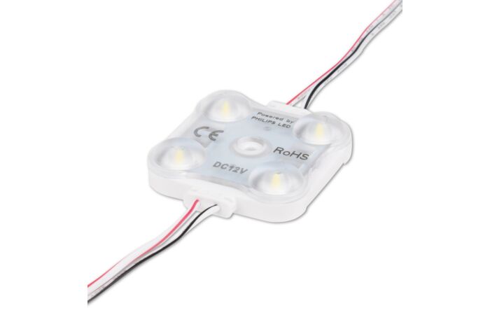 LED modul 4x SMD 2835, 1,2 W, DC 12 V, 1