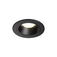 NUMINOS® DL S, vnitřní LED zápustné stropní svítidlo černá/černá 4000 K 40°