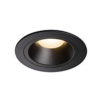 NUMINOS® DL M, vnitřní LED zápustné stropní svítidlo černá/černá 2700 K 20°