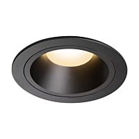 NUMINOS® DL L, vnitřní LED zápustné stropní svítidlo černá/černá 2700 K 55°