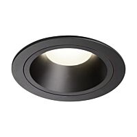 NUMINOS® DL L, vnitřní LED zápustné stropní svítidlo černá/černá 4000 K 20°