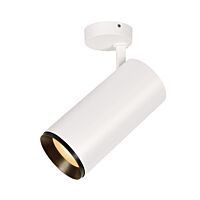 NUMINOS® SPOT XL PHASE, přisazené stropní svítidlo bílé/černé 36 W 2700 K 36°