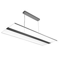 MODUS Svítidlo FLY4000, závěsný  obdélník 435x1227mm, direkt/indirekt, LED 3000K, 1200mA, vč. závěsné sady a přívodu