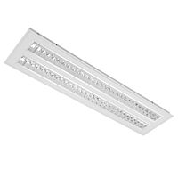 MODUS IS  do rastru 600,obdélník C, mřížka AL mat, 2x LED 840,  NONSELV DALI driver 350mA, flexo Wieland 3x + ISODOM5