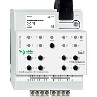 SCHNEIDER Člen KNX REG-K/4x24/6+ manuální režim žaluziový