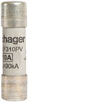HAGER Pojistka LF310PV 10A PV10 900V DC, válcová (balení 10ks)