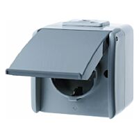 BERKER Zásuvka  474005 Aquatec VDE IP44