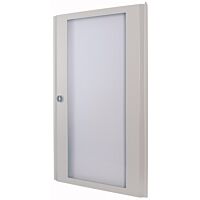 Prosklené plechové dveře s otočným zámke