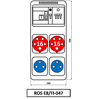 Rozvaděč ROS-E8/FI-047