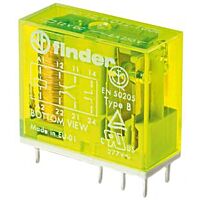FINDER Relé 501290485000, DIN/PS, 2P/8A, 48 V DC