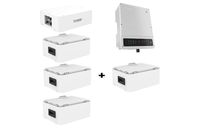 GOODWE Sada 10kW měnič + DYNESS BMS BDU/BASE T9637 + 3x bateriový modul 3,55kWh + 1x bateriový modul 3,55kWh zdarma