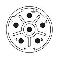 Konektro Weidmuller SAI-M23-SE-L-6