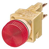 SIEMENS Tlačítko prosvětlené, 16 mm, kulaté plast, červené