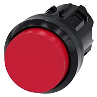 SIEMENS Tlačítko, 22 mm, kulaté, plast, červené, knoflík stiskací