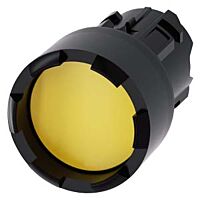 SIEMENS Tlačítko, 22 mm, kulaté, plast, žluté, čelní kroužek