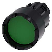 SIEMENS Tlačítko, 22 mm, kulaté, plast, zelené, čelní kroužek