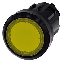SIEMENS Tlačítko, osvětlené, jako signálka, 22 mm, kulaté, plast, žluté