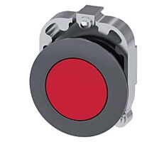 SIEMENS Tlačítko, 30 mm, kulaté, kov, matné provedení, červené