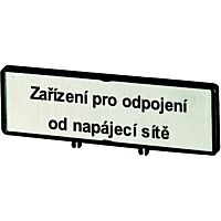 Přídavný čelní štítek Zařízení pro odpoj