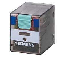 SIEMENS Relé zásuvné, 4 přepínací kontakty, elektrolyticky zlacené, AC230V, také pro patici LZS